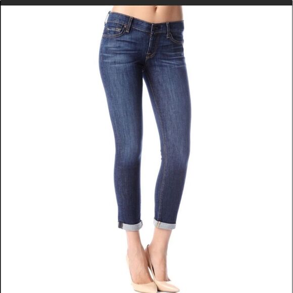 7 for all mankind the skinny crop and roll jeans Size 26 - Picture 1 of 8